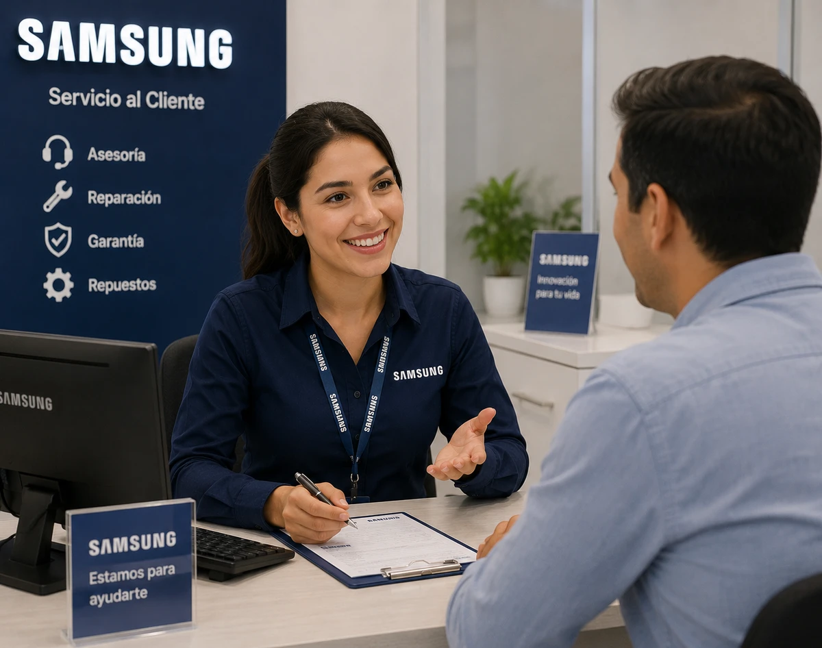 Equipo de servicio técnico autorizado Samsung en Santiago