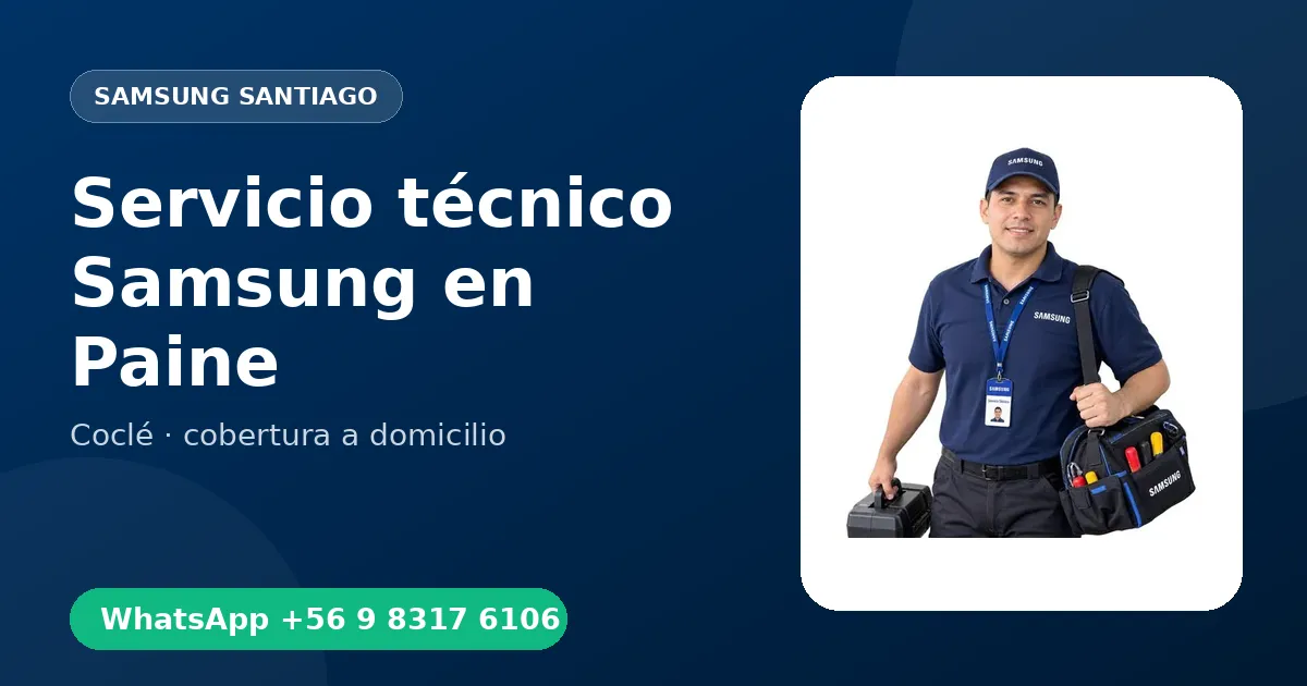 Servicio urgente Samsung en Paine